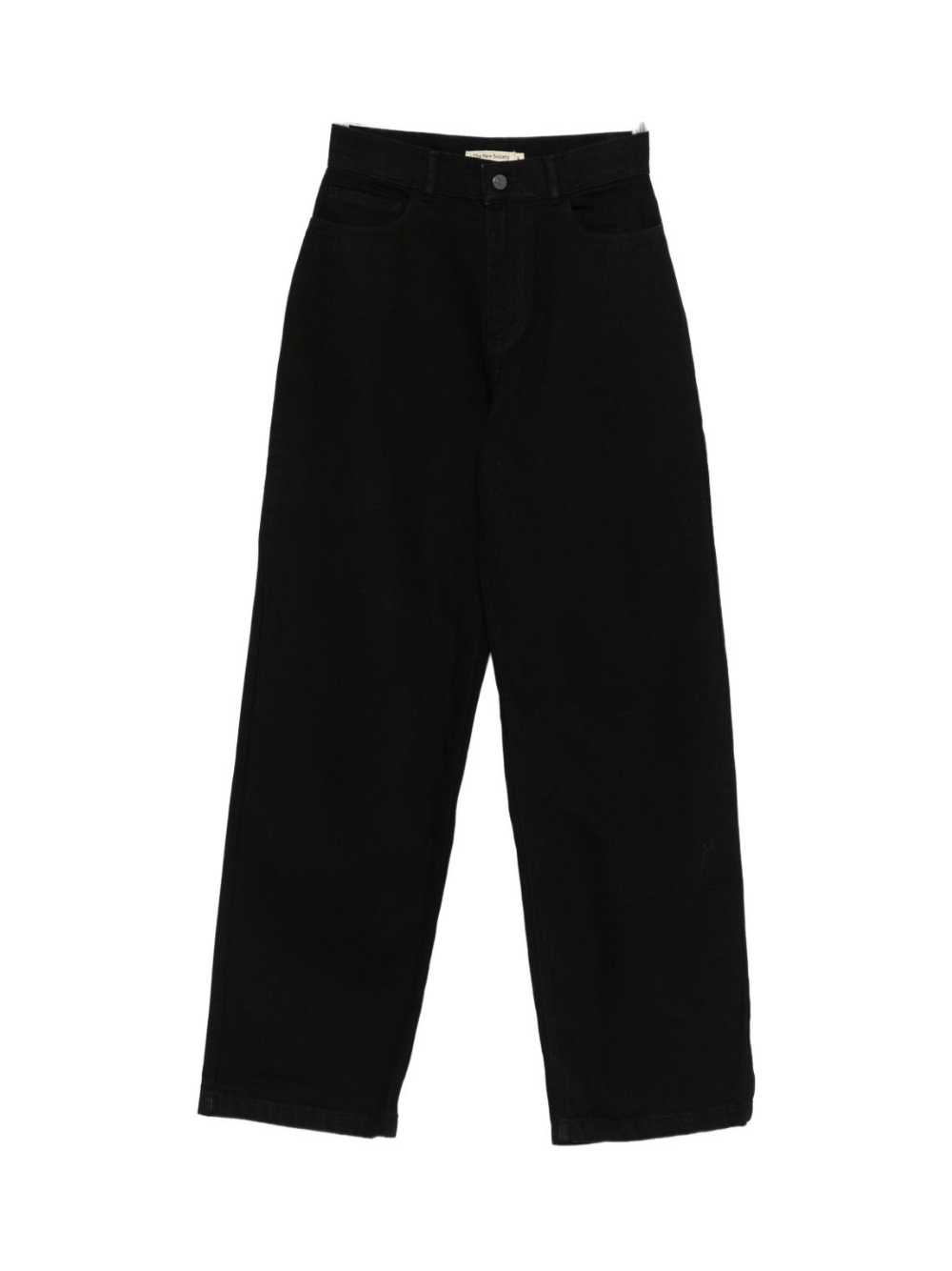 Jeans per donna The New Society neri a gamba dritta AW25WPA20C6 BLACK DENIM THE NEW SOCIETY KIDS 