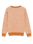 Maglione per bambino Trussardi Junior arancione girocollo con orlo a coste TBA25049MA R.PECAN TRUSSARDI KIDS 