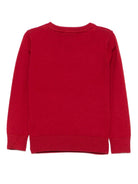 Maglione per neonato TRUSSARDI JUNIOR beige con intarsio TIA25020MA EMBOLDENED TRUSSARDI KIDS 