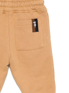 Pantaloni da tuta per neonato Trussardi Junior marroni con tasche applicate TIA25074PA APPLE CIN. TRUSSARDI KIDS 