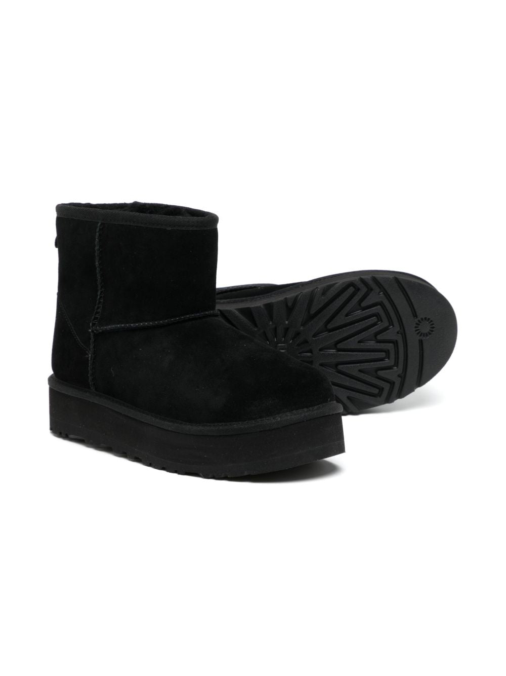 Stivaletti per bambini UGG Kids neri a punta tonda 1143700K BLK UGG KIDS 