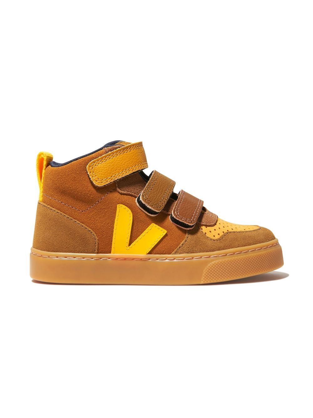 Sneakers per bambino VEJA Kids marrone con strappo DX0303047C SMALL V-10 VEJA KIDS 