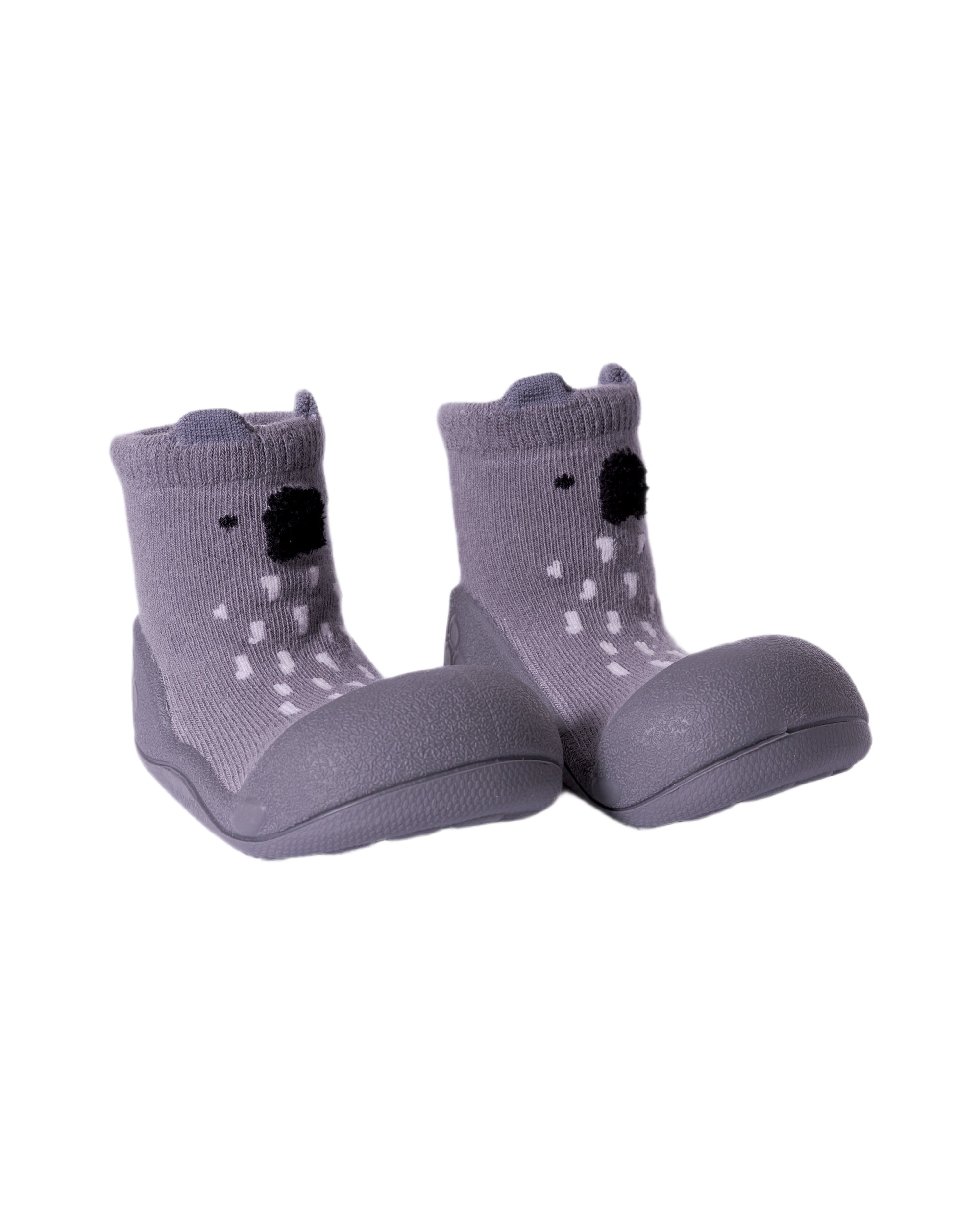 Scarpe primi passi per neonati Attipas grigie con motivo Koala AEN01 GREY ATTIPAS KIDS 