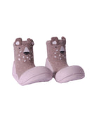Scarpine primi passi per neonati Attipas beige con motivo orsetto ricamato AEN05 BEIGE ATTIPAS KIDS 