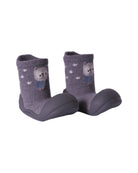 Scarpine primi passi per neonati Attipas grigi con motivo gufi AW01 GREY ATTIPAS KIDS 