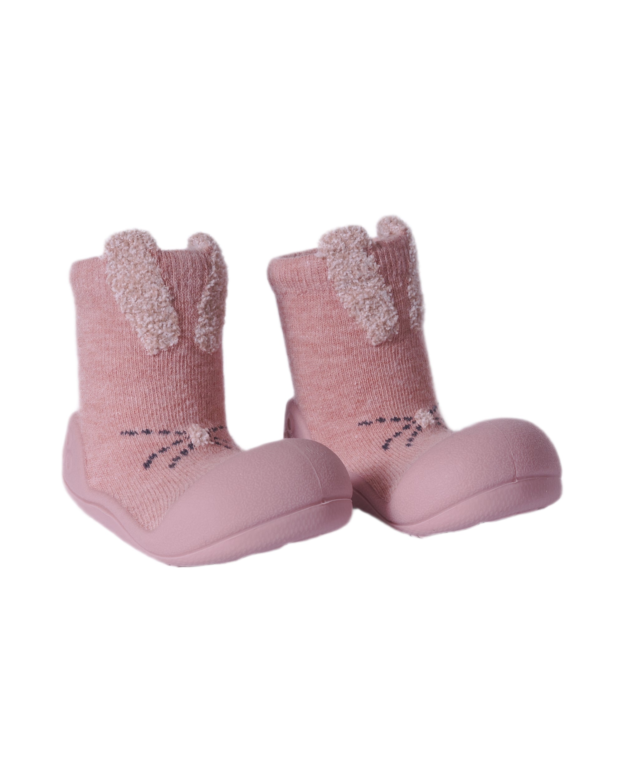 Scarpine primi passi per neonata Attipas osa con ricamo orecchie coniglietto RA02 PINK ATTIPAS KIDS 