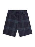 Shorts per neonato Baroni blu con motivo scozzese 10522 VERDE BARONI KIDS 