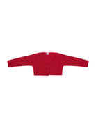 Maglione per neonata Baroni rosso con scollo a V 11496 ROSSO BARONI KIDS 