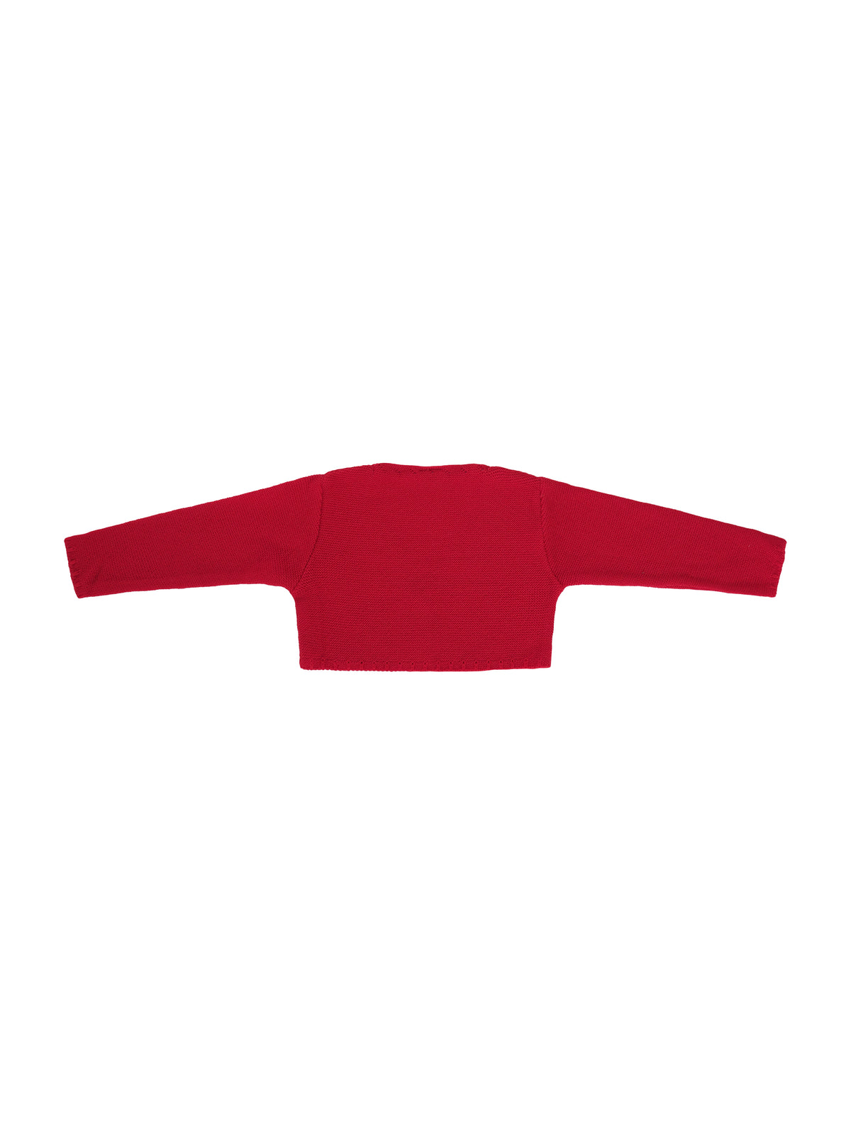 Maglione per neonata Baroni rosso con scollo a V 11496 ROSSO BARONI KIDS 