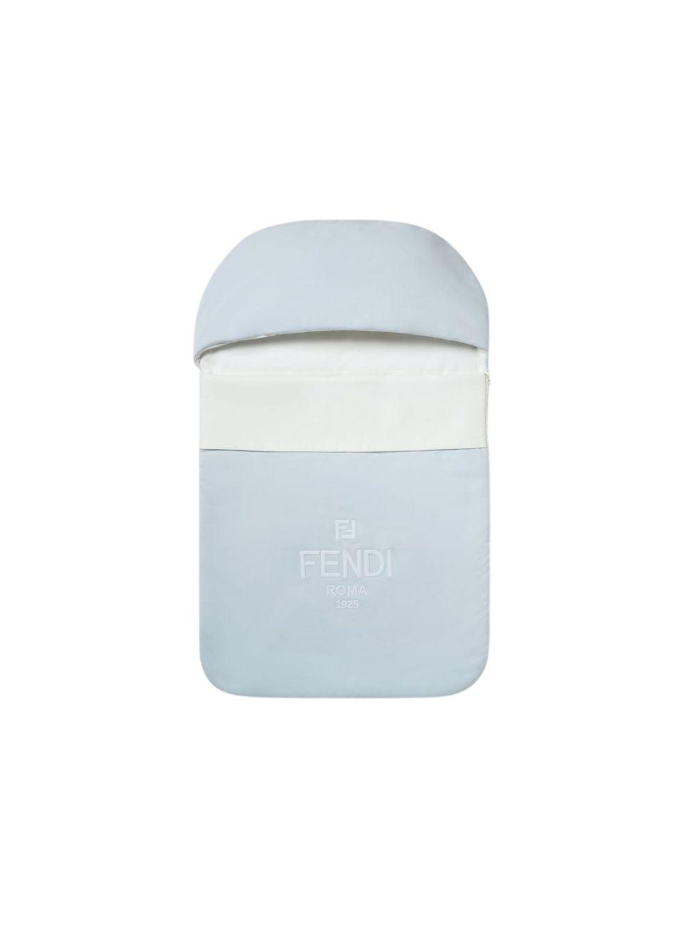 Sacco nanna per neonato Fendi Kids azzurro con logo sul davanti BUJ314 8RA F19J4 FENDI KIDS 