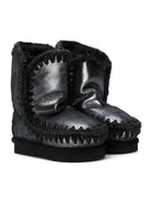 Stivaletti Eskimo per bambina Mou Kids nero con design senza lacci FK101000C MGBLK MOU KIDS 