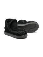 Stivali mid Eskimo per bambina Mou Kids nero con punta tonda FK111015A BKBK MOU KIDS 