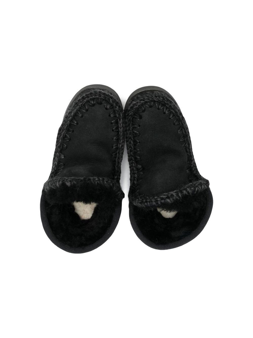 Stivali mid Eskimo per bambina Mou Kids nero con punta tonda FK111015A BKBK MOU KIDS 