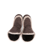 Stivali con cuciture a contrasto per bambina Mou Kids marrone con punta tonda FW101000A MOCHA MOU KIDS 