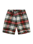 Shorts per neonato Paio Crippa multicolore con motivo a quadri ULIVO 4028 PAIO CRIPPA KIDS 