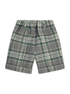 Shorts per neonato Paio Crippa multicolor con motivo a quadri ULIVO 4625 PAIO CRIPPA KIDS 