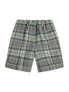 Shorts per neonato Paio Crippa multicolor con motivo a quadri ULIVO 4625 PAIO CRIPPA KIDS 