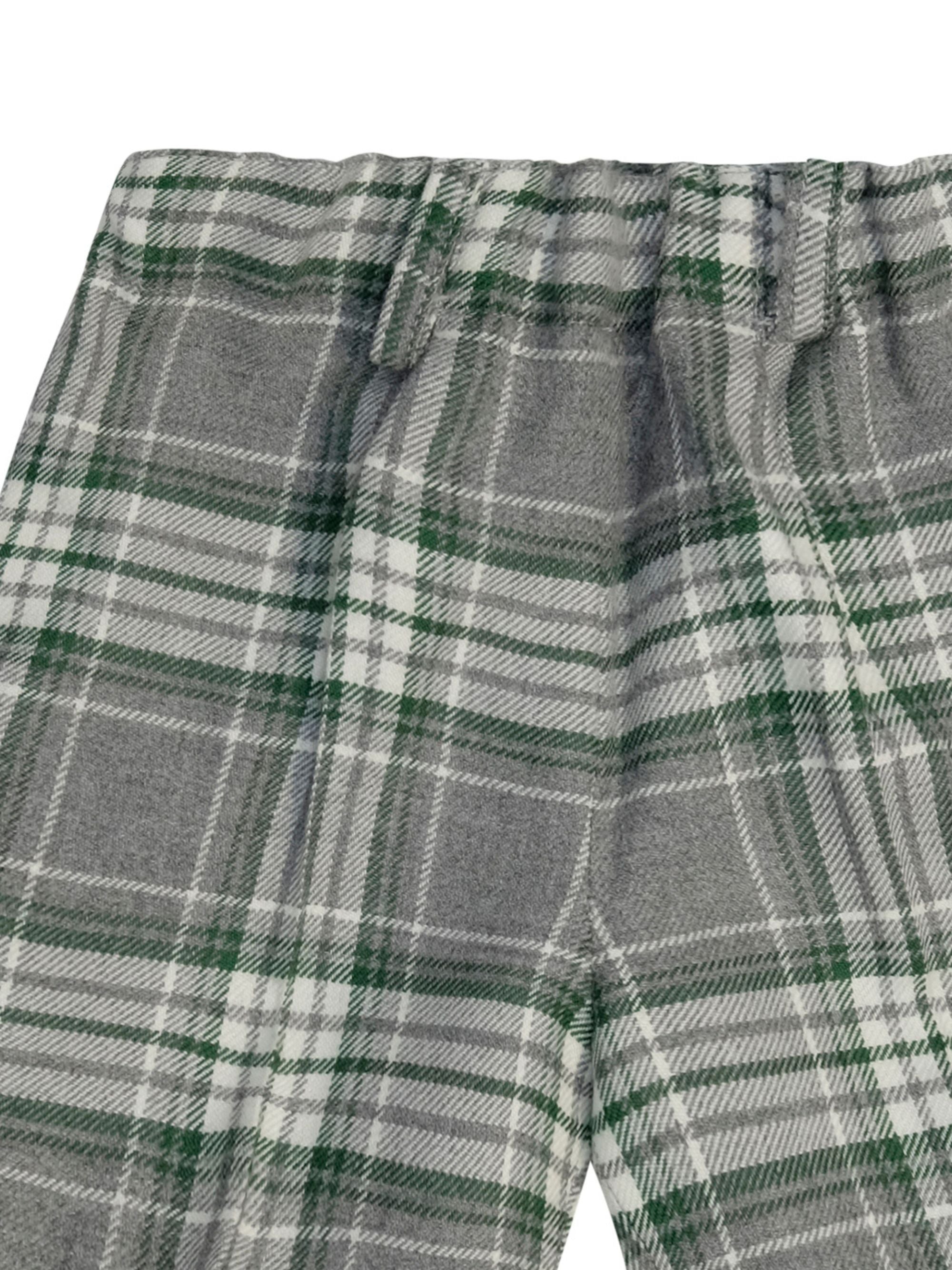 Shorts per neonato Paio Crippa multicolor con motivo a quadri ULIVO 4625 PAIO CRIPPA KIDS 