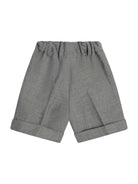 Shorts per neonato Paio Crippa grigio con passanti per cintura ULIVO 93 PAIO CRIPPA KIDS 
