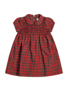 Abito per neonata Pepecè rosso con motivo scozzese 714 77R7Q PEPECE' KIDS 