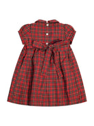 Abito per neonata Pepecè rosso con motivo scozzese 714 77R7Q PEPECE' KIDS 