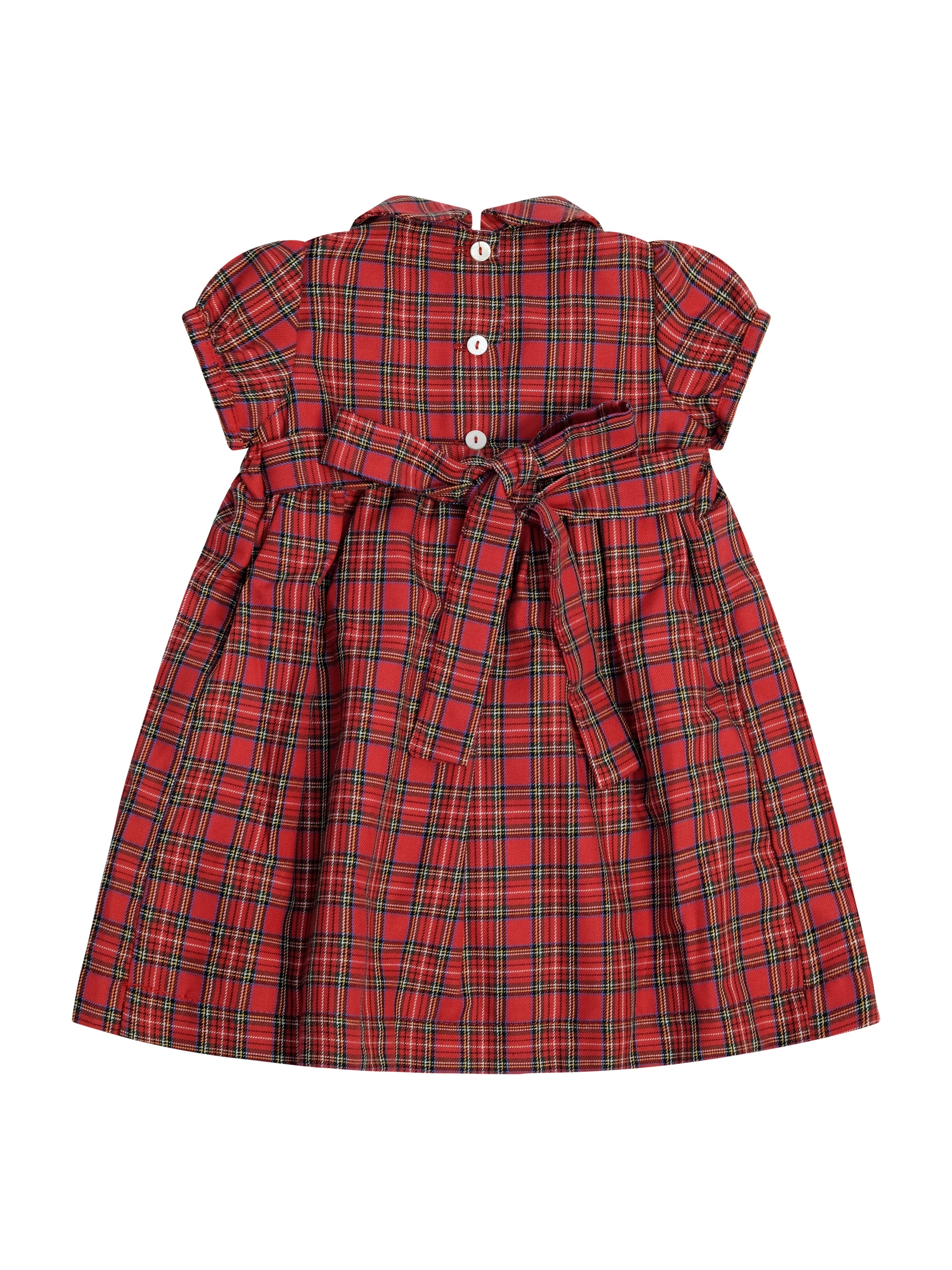Abito per neonata Pepecè rosso con motivo scozzese 714 77R7Q PEPECE' KIDS 