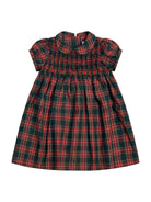 Abito per neonata Pepecè rosso con motivo scozzese 714 78R7Q PEPECE' KIDS 