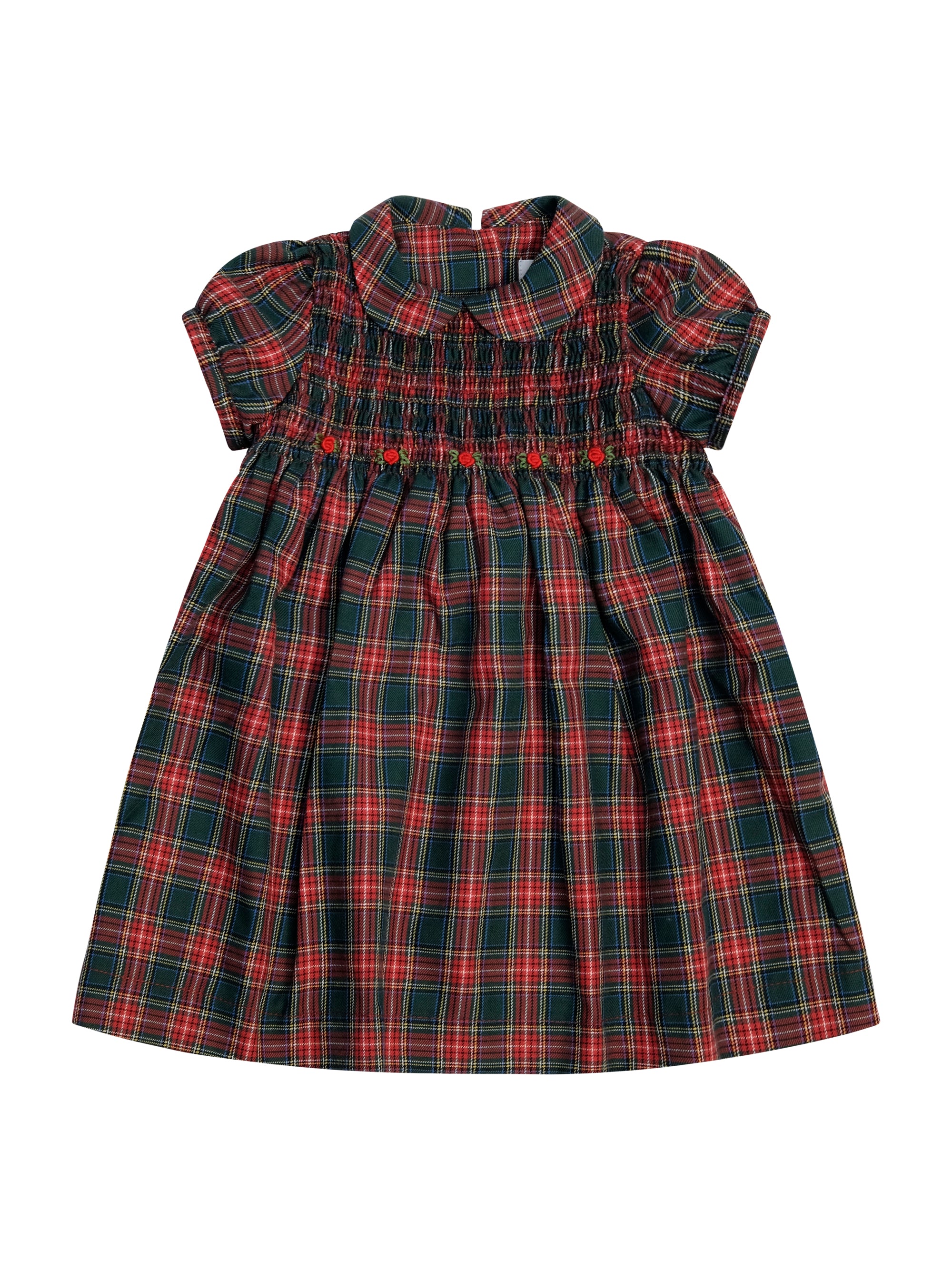 Abito per neonata Pepecè rosso con motivo scozzese 714 78R7Q PEPECE' KIDS 