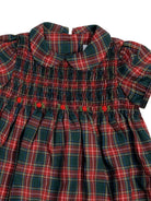 Abito per neonata Pepecè rosso con motivo scozzese 714 78R7Q PEPECE' KIDS 