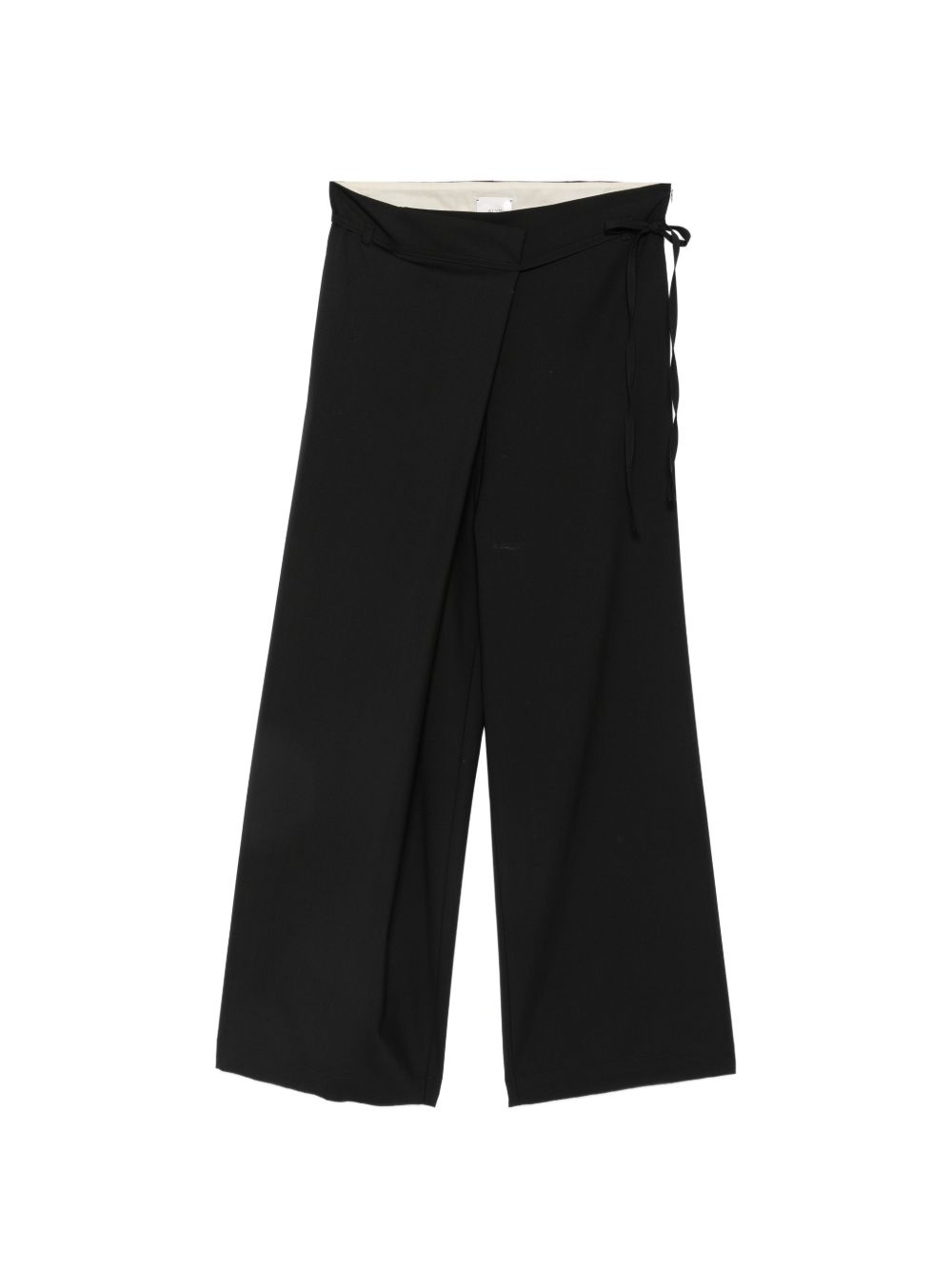 Pantaloni per donna Alysi neri con chiusura con laccetto 166102 A6055 NE ALYSI 