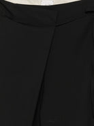 Pantaloni per donna Alysi neri con chiusura con laccetto 166102 A6055 NE ALYSI 