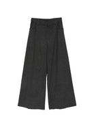 Pantaloni per donna Alysi grigi con design a palazzo 166129 A6044 AN ALYSI 