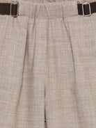 Pantaloni per donna Alysi beige con dettaglio pieghe 166130 A6033 CH ALYSI 