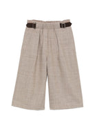 Pantaloni per donna Alysi beige con dettaglio pieghe 166130 A6033 CH ALYSI 