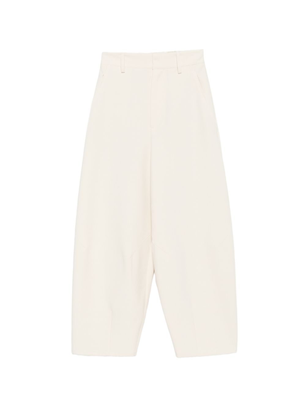 Pantaloni per donna Alysi bianchi con due tasche posteriori a filetto 166141 A6015 GESSO ALYSI 