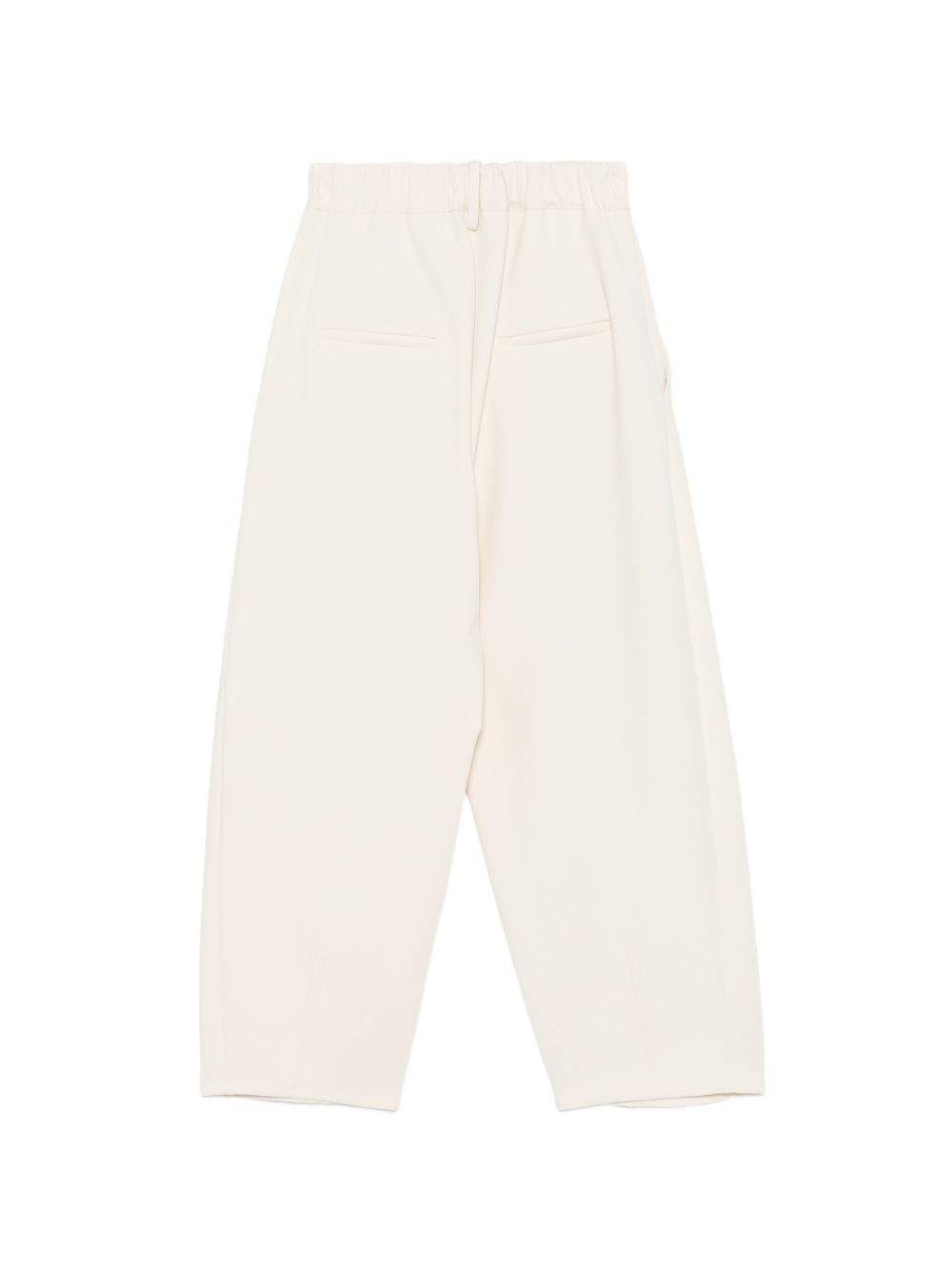Pantaloni per donna Alysi bianchi con due tasche posteriori a filetto 166141 A6015 GESSO ALYSI 