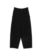 Pantaloni per donna Alysi neri con design a vita alta 166141 A6015 NE ALYSI 