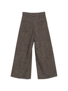 Pantaloni per donna Alysi marroni con design a cinque tasche 166142 A6033 SI ALYSI 