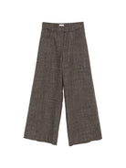 Pantaloni per donna Alysi marroni con design a cinque tasche 166142 A6033 SI ALYSI 
