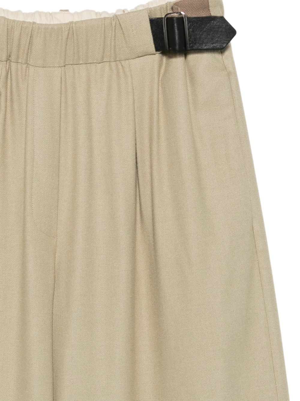 Pantaloni per donna Alysi verdi con fibbie sui lati 166157 A6218 SV ALYSI 