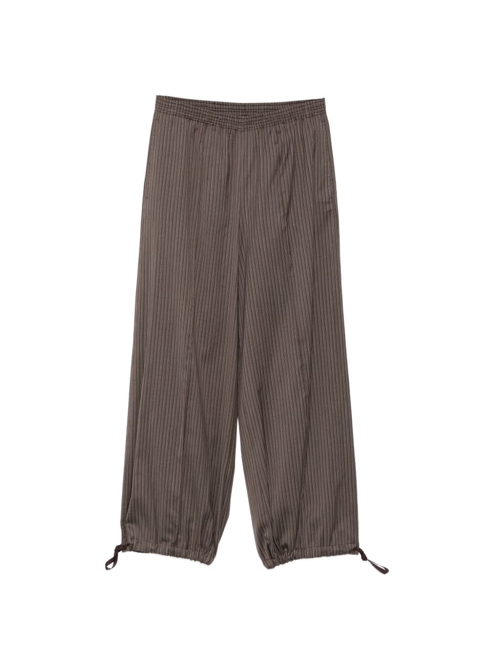 Pantaloni a spiglie Alysi marroni a righe 166164 A6235 CAFFE ALYSI 
