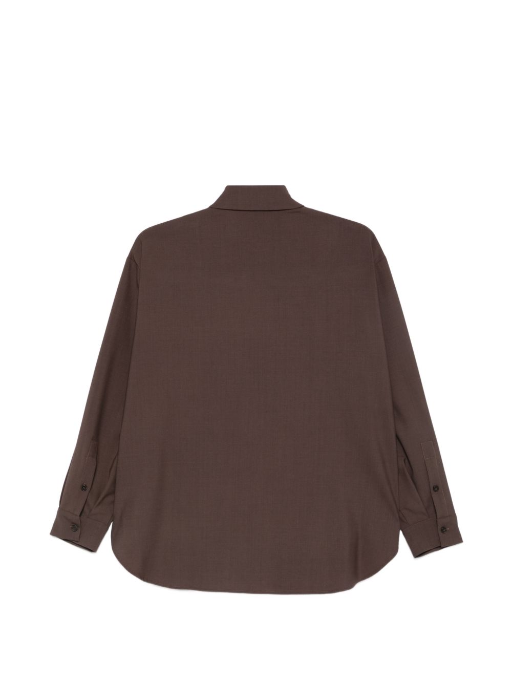 Camicia per donna Alysi marrone con orlo curvo 166223 A6055 CACAO ALYSI 