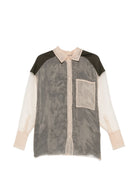Camicia per donna Alysi multicolore con colletto classico 166243 A6218 BSO ALYSI 