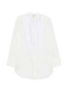 Camicia per donna Alysi bianca con pettorina 166252 A6242 LT ALYSI 