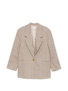 Giacca per donna Alysi beige con revers a lancia 166806 A6033 CH ALYSI 