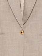 Giacca per donna Alysi beige con revers a lancia 166806 A6033 CH ALYSI 