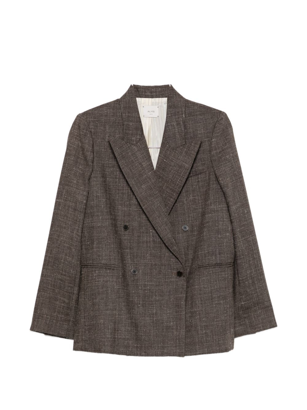 Giacca per donna Alysi marrone con revers a lancia 166814 A6033 SI ALYSI 