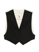 Gilet per donna Alysi nero con scollo a V 166827 A6204 NE ALYSI 