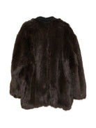 Cappotto per donna Alysi marrone con colletto a contrasto 166928 A6228 CHOCO ALYSI 