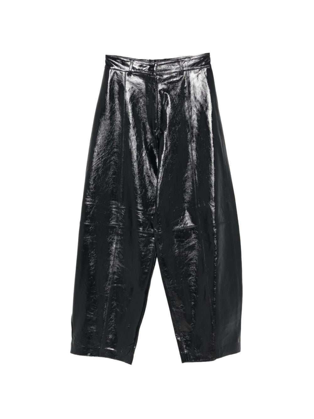 Pantaloni per donna Alysi neri con finitura lucida 266123 A6201 NOTTE ALYSI 
